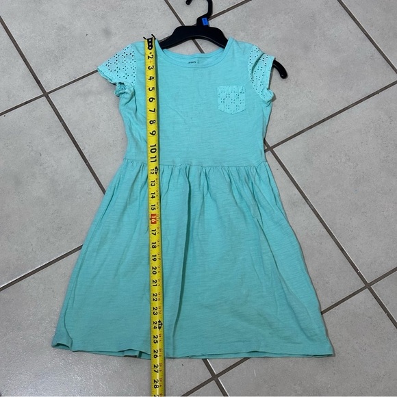 Carter’s Kids Girl Summer Green dress girls size 6x - Picture 7 of 7